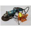 Image 1 : ORANGE BENCH VICE WITH MAKITA GRINDER