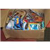 Image 1 : BOX FILLED WITH MOSTLY HOT WHEELS DIE CAST CARS