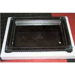 FRAMED MIRRORED CANDLE TRAY/WALL MIRROR