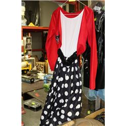 POODLE DRESS COSTUME SIZE M