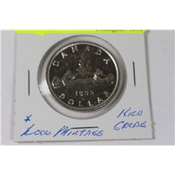 1955 HIGH GRADE LOW MINTAGE SILVER DOLLAR