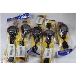 BOX OF 5 NEW SPORTS WATCHES