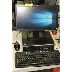 BUSINESS CLASS HP iNTEL i3/4GB/ WIN 10 PRO DESKTOP