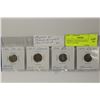 Image 1 : GEORGE V SILVER NICKELS 1916-17-18-19 X4