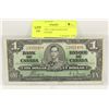 Image 1 : 1937 ONE DOLLAR BANKNOTE COYNE/TOWERS