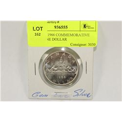 GEM UNC 1966 COMMEMORATIVE SILVER ONE DOLLAR