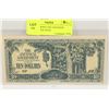 Image 1 : GEM UNC WWII 1943 JAPANESE INVASION $10 NOTE
