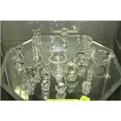 LARGE ESTATE COLLECTION OF CRYSTAL FIGURINES