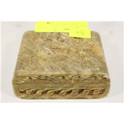 STONE LIDDED BOX