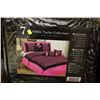 Image 1 : NEW ASHLEY TAYLOR BLACK AND GREY QUEEN SIZE COMFORTER SET