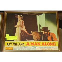 VINTAGE FRAMED LOBBY CARD ON CHOICE
