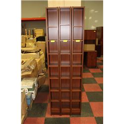 7' MEDIA SHELF X3