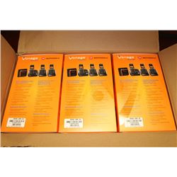 CASE OF 3 MOTOROLLA CORDLESS PHONE SETS