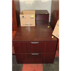 3 PC OFFICE FURNITURE SET INCLUDES 2 FILING