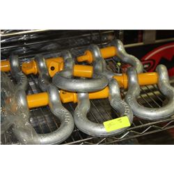 SET OF 7 ANCHOR SHACKLES