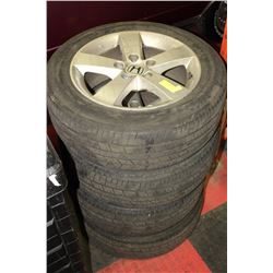 SET OF 4 HONDA 16" RIMS WITH TIRES