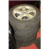 Image 1 : SET OF 4 HONDA 16" RIMS WITH TIRES