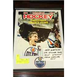 1984 GRETZKY OPC STICKER BOOK MINT STRAIGHT