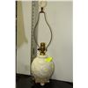 Image 1 : VINTAGE MILK GLASS LAMP-NO SHADE