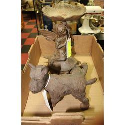 VINTAGE CAST IRON SCOTTISH TERRIER DOG
