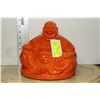 Image 1 : ORANGE LAUGHING BUDDHA