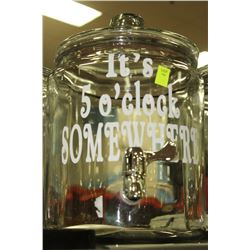 2 GALLON GLASS DRINK DISPENSER ON CHOICE: