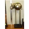 Image 1 : DECORATIVE FLOOR METAL ELEPHANT - 29" TALL