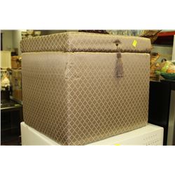 FABRIC STORAGE STOOL