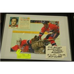 BOB GAINEY- 5 CUPS,SELKE MVP AWARDS