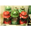 Image 1 : BOX OF 6 VINTAGE COLEMAN LANTERNS
