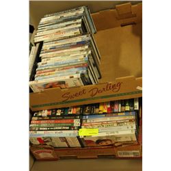 FLAT AND A HALF OF DVD'S