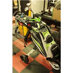 NEW GOLF BAG AND CADDY
