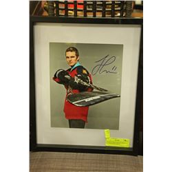 FRAMED JOHNATHAN HUBERDEAU AUTOGRAPHED PHOTO