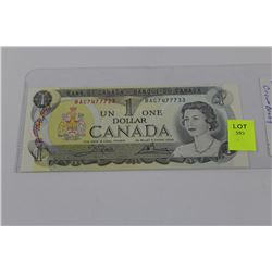 1973 GEM UNC ONE DOLLAR BANKNOTE