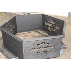 LARGE OUTDOOR HARLEY DAVIDSON FIRE PIT