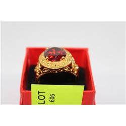 NEW MENS RING ON CHOICE: LAB RUBY