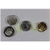 Image 1 : COLLECTION OF 4 COLORIZED TITANIC MEDALLIONS X4
