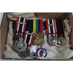 BOX W/ VINTAGE AUTHENTIC CANADIAN