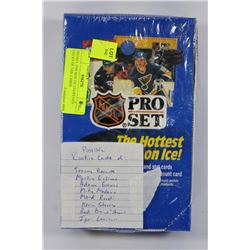 PROSET 1990 BOX OF UNOPENED PACKS OF NHL CARDS