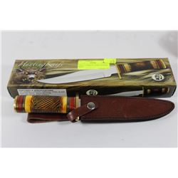 NEW 12" SURGICAL STEEL HUNTING KNIFE