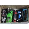 Image 1 : SMALL BOX OF 11 KIDS CARS, HOTWHEELS ETC