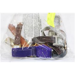 BAG OF WATCHES CONTAINING TEN MEN'S & WOMEN'S