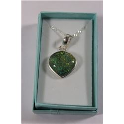 AUSTRALIAN TRIPLET OPAL PENDANT SET IN .925 SILVER