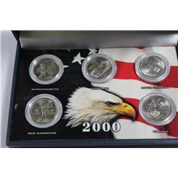 US 2000 QUARTER COLLECTION FROM MASSACHUSETTS,