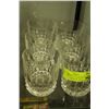 Image 1 : SET OF 6 CRYSTAL LIQUOR GLASSES