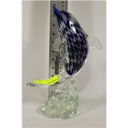 ART GLASS DOLPHIN