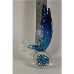 ART GLASS WHALE