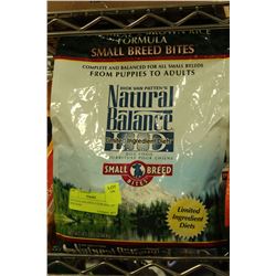 NATURAL BALANCE 4.5LBS BAG OF DOG FOOD