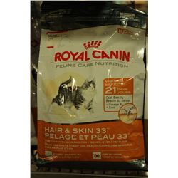 3.5LB BAG OF ROYAL CANIN HAIR & SKIN CAT FOOD