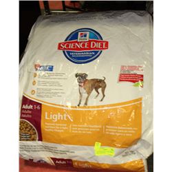 33LB SCIENCE DIET LIGHT BREED ADULT DOG FOOD